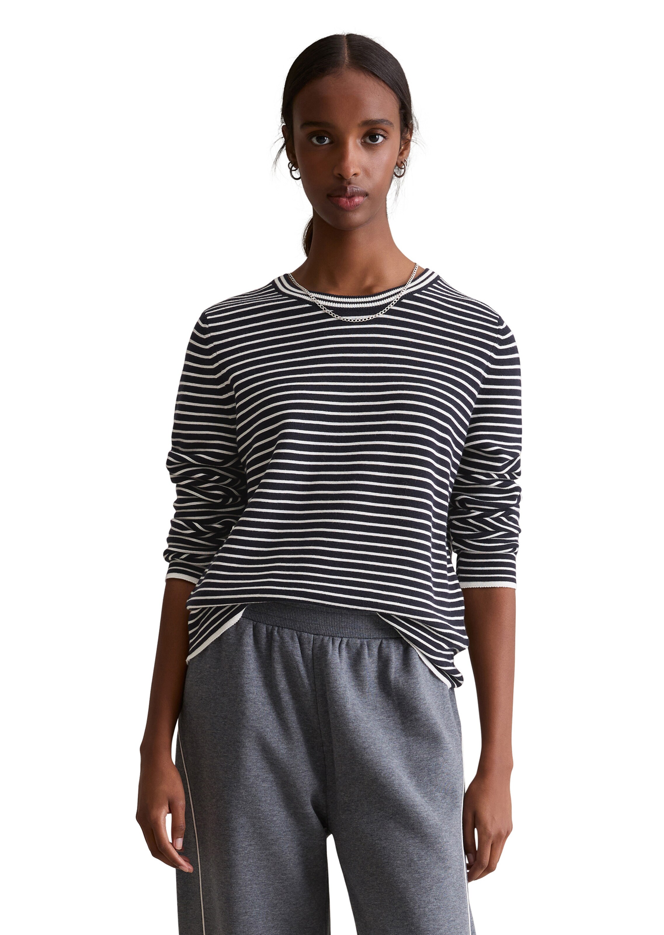 Marc O'Polo DENIM Trui in Blauw: voorkant