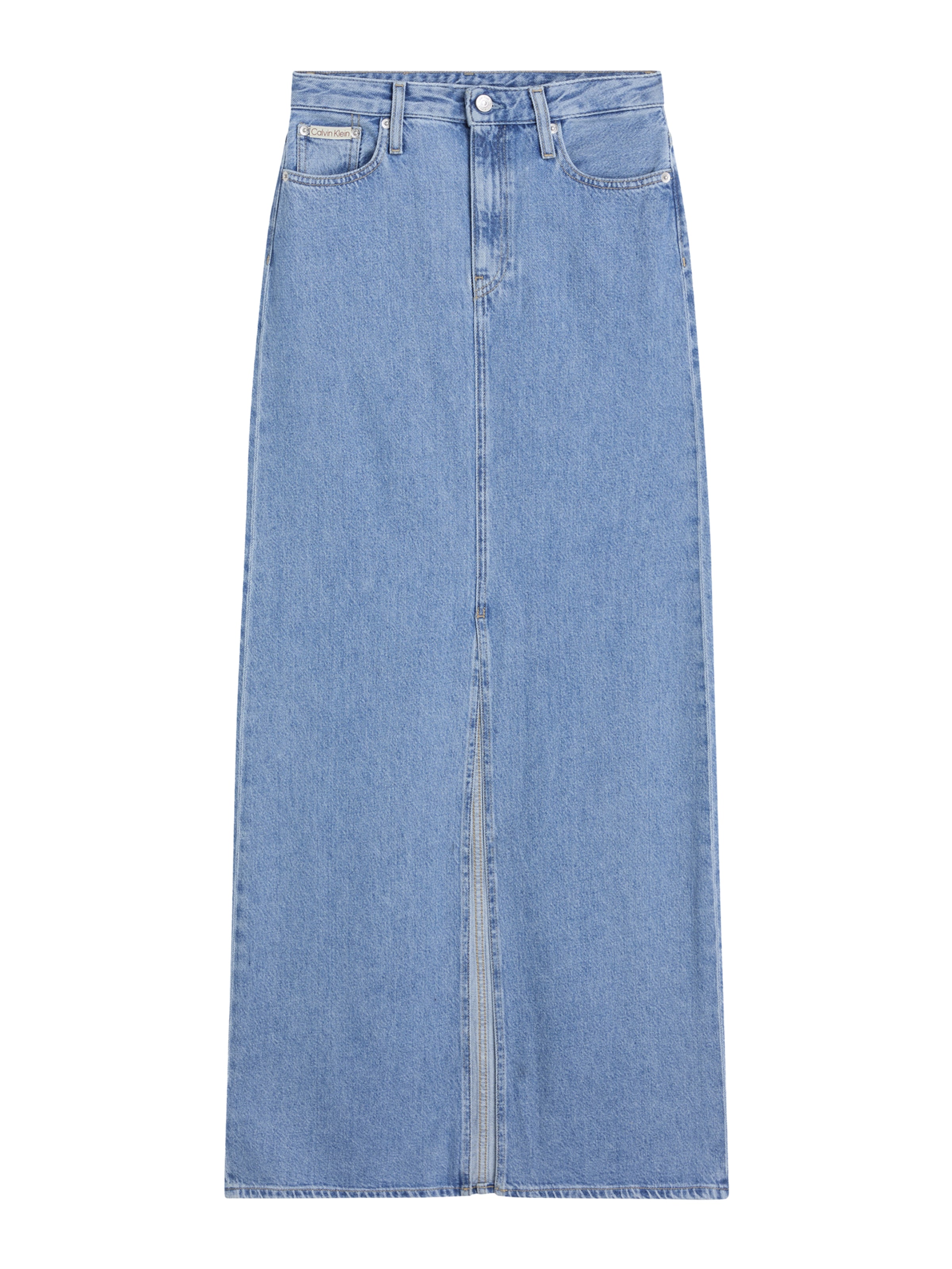 Jupe Calvin Klein Jeans en bleu : devant