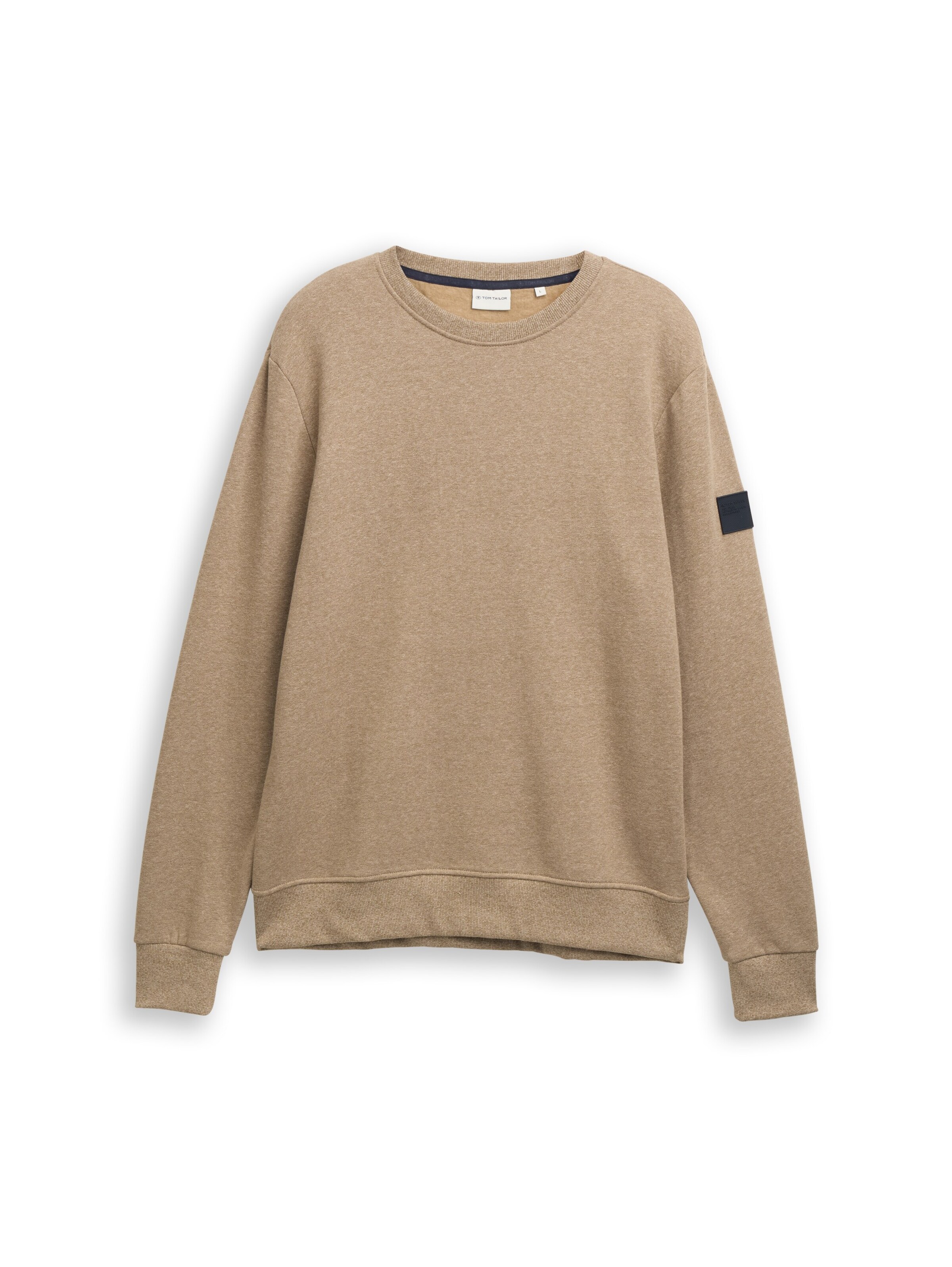 TOM TAILOR Sweatshirt in Beige: Vorderseite