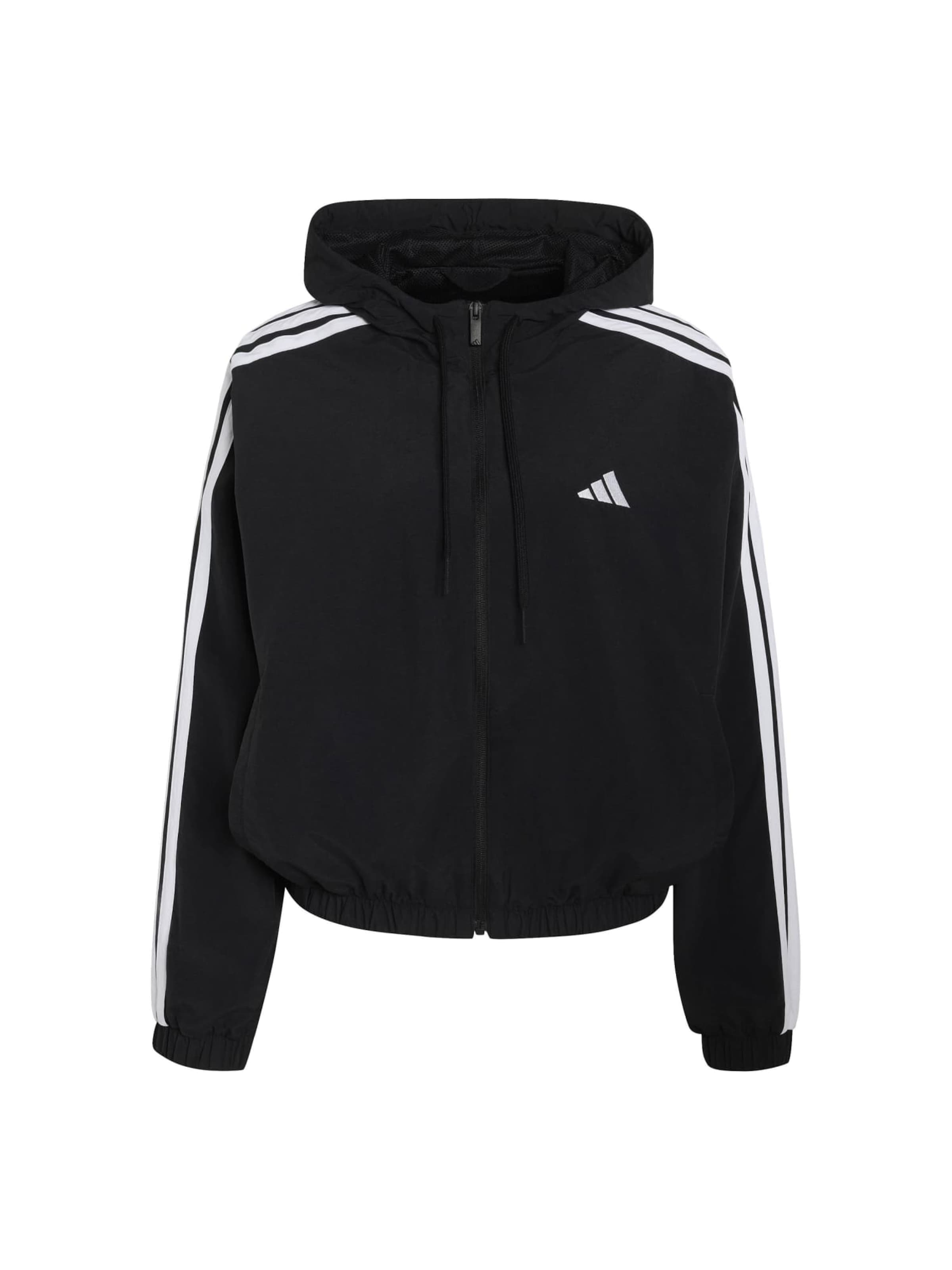 ADIDAS SPORTSWEAR Športna jakna | črna barva: sprednja stran