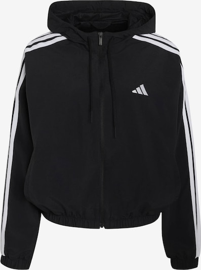ADIDAS SPORTSWEAR Sportska jakna 'Essentials 3-Stripes Woven' veličine XS u crna / bijela, Pregled proizvoda