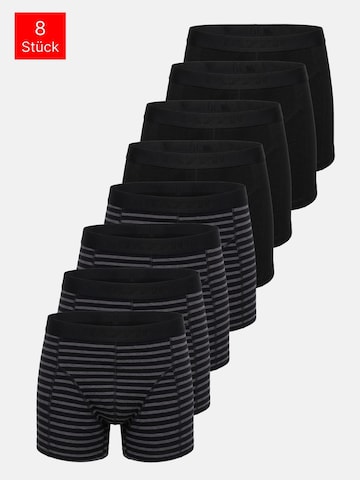 Boxers 'BS1000' Tazzio en noir : devant