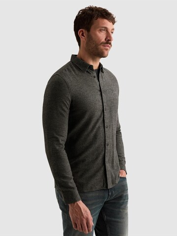 PME Legend Regular Fit Skjorte 'Shirt in 100% cotton with embroidered logo' i sort