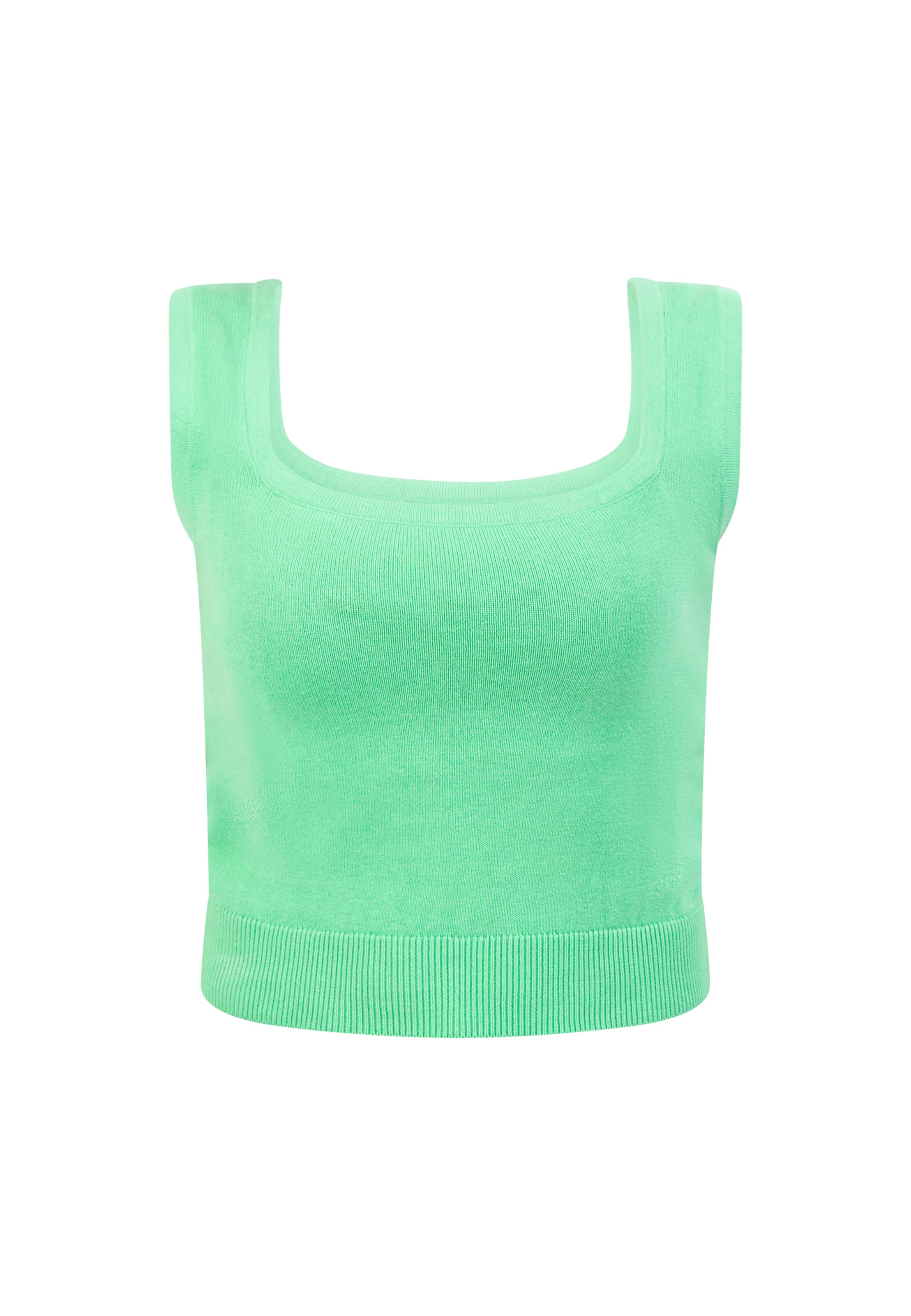 MYMO Neuletoppi värissä vihreä: etupuoli