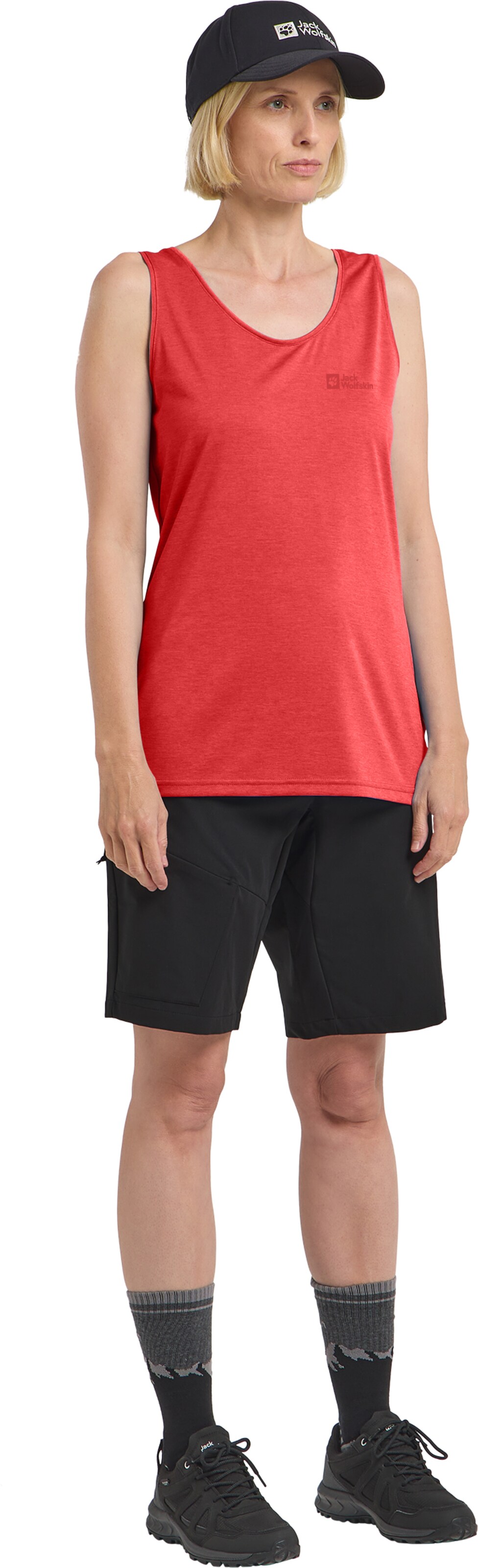 JACK WOLFSKIN Sports Top in Red