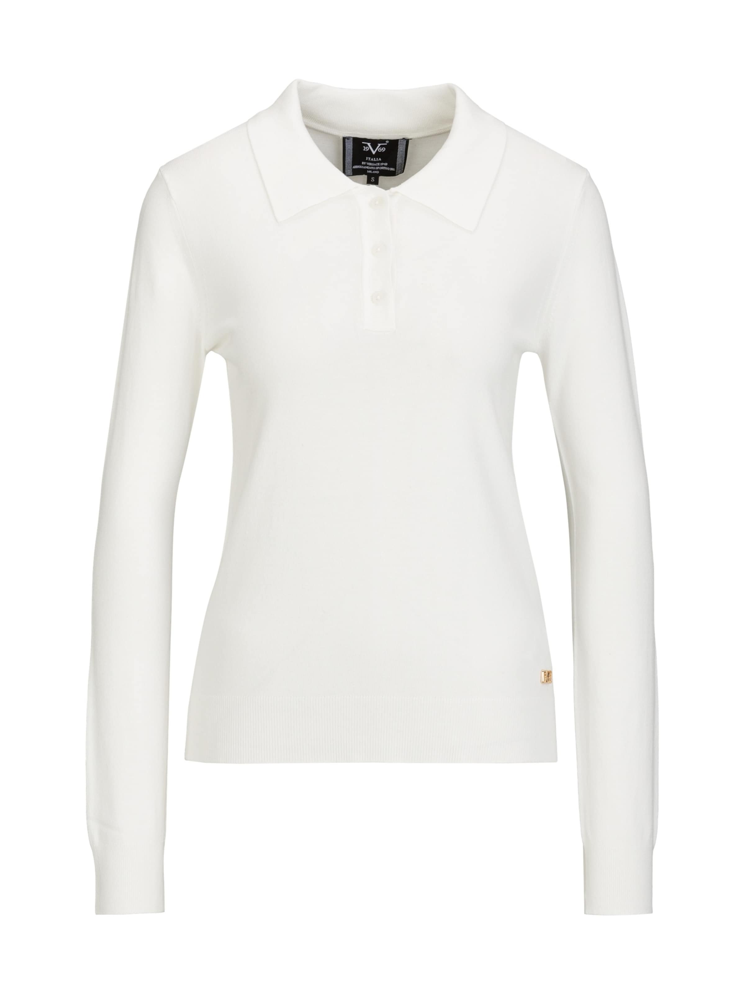 Pullover &#x27;Adribel&#x27; di 19V69 ITALIA in bianco: frontale