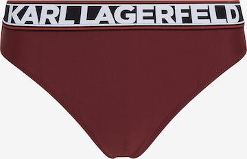 Karl Lagerfeld - Cueca biquíni em vermelho: frente