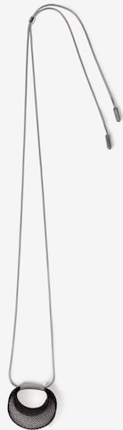 Gretchen Halskette 'Vlum Loop' in Schwarz: Vorderseite