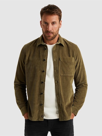 PME Legend Button Up Shirt 'Shirt in corduroy' in Green: front
