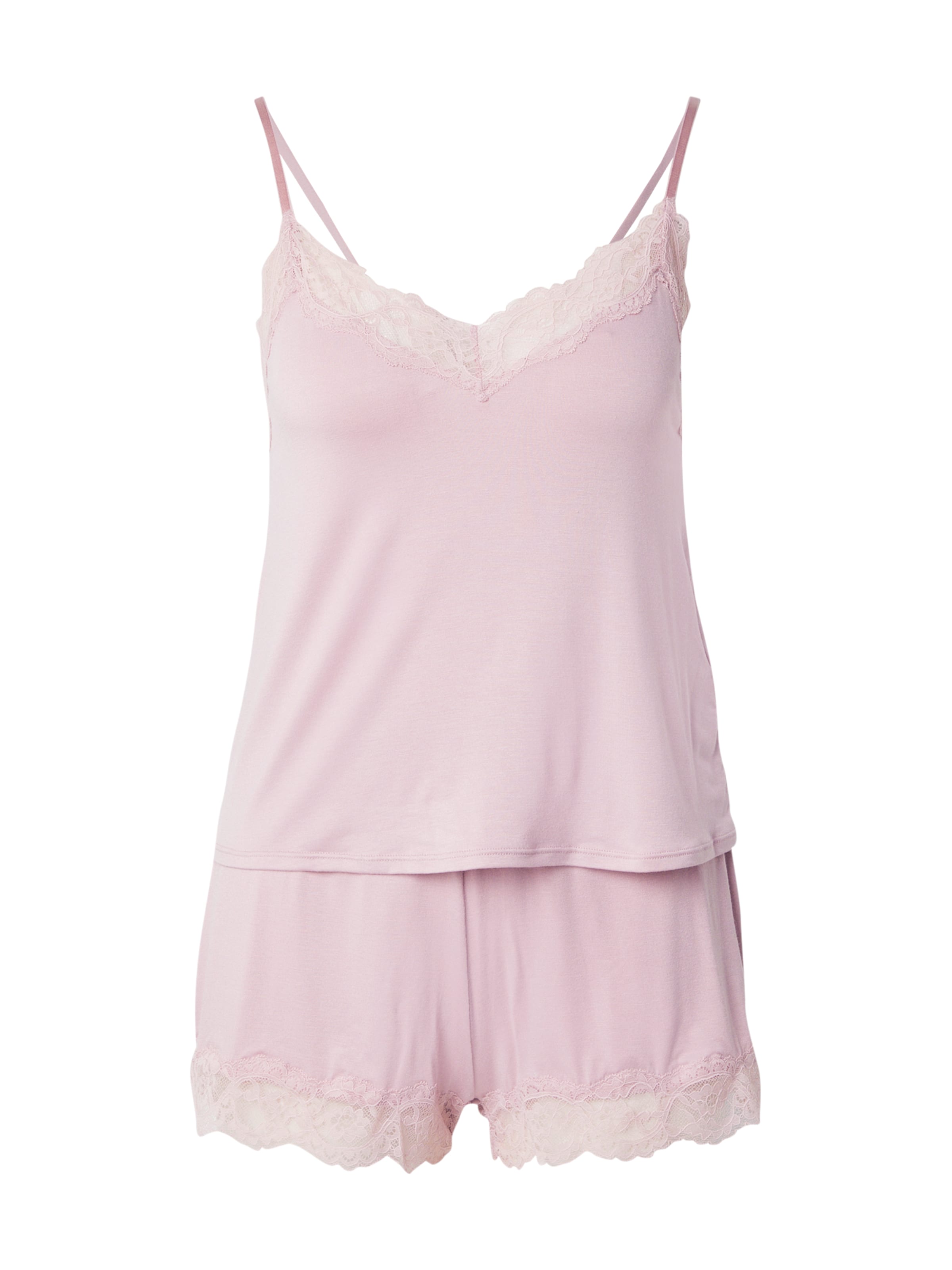 Hunkemöller Kort pyjamas 'Nana' i rosa, Produktvy