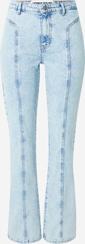 NEON & NYLON Flared Jeans 'DAKOTA' in Blauw: voorkant