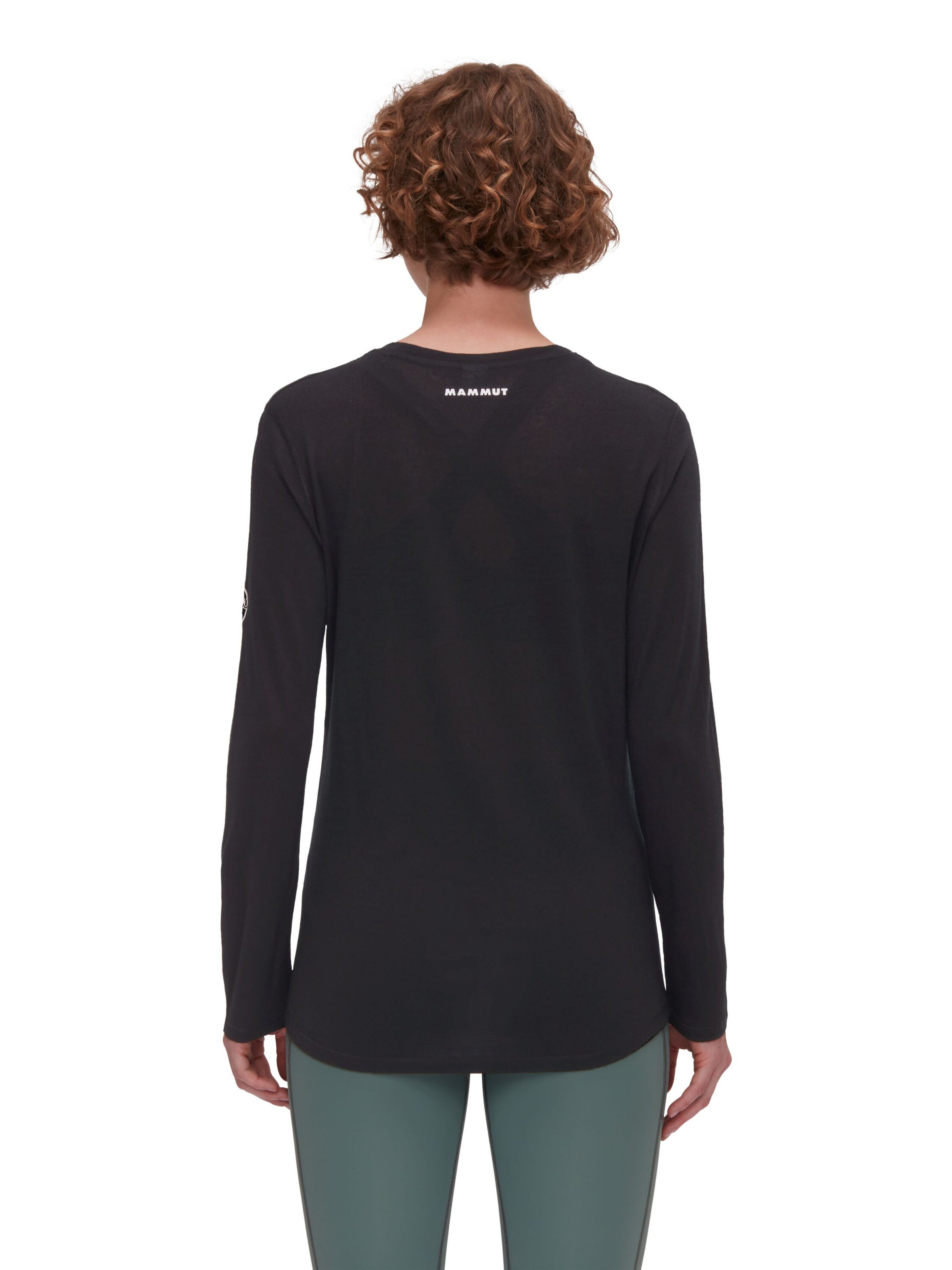 MAMMUT Funktionsshirt ‘Tree Wool FL’ in Schwarz