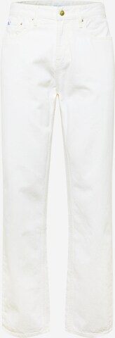 Calvin Klein Jeans Regular Jeans '90'S STRAIGHT' in Wit: voorkant