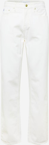 Calvin Klein Jeans - Regular Calças de ganga '90'S' em branco: frente