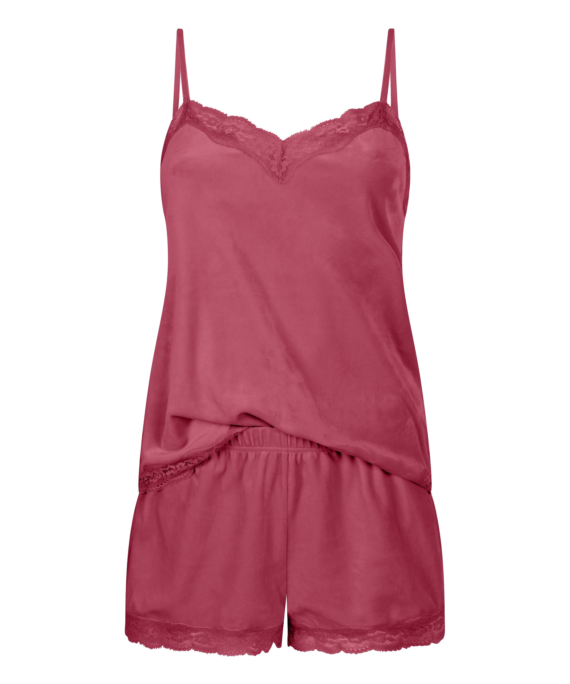 Hunkemöller Shorty en XS en rose, Vue avec produit