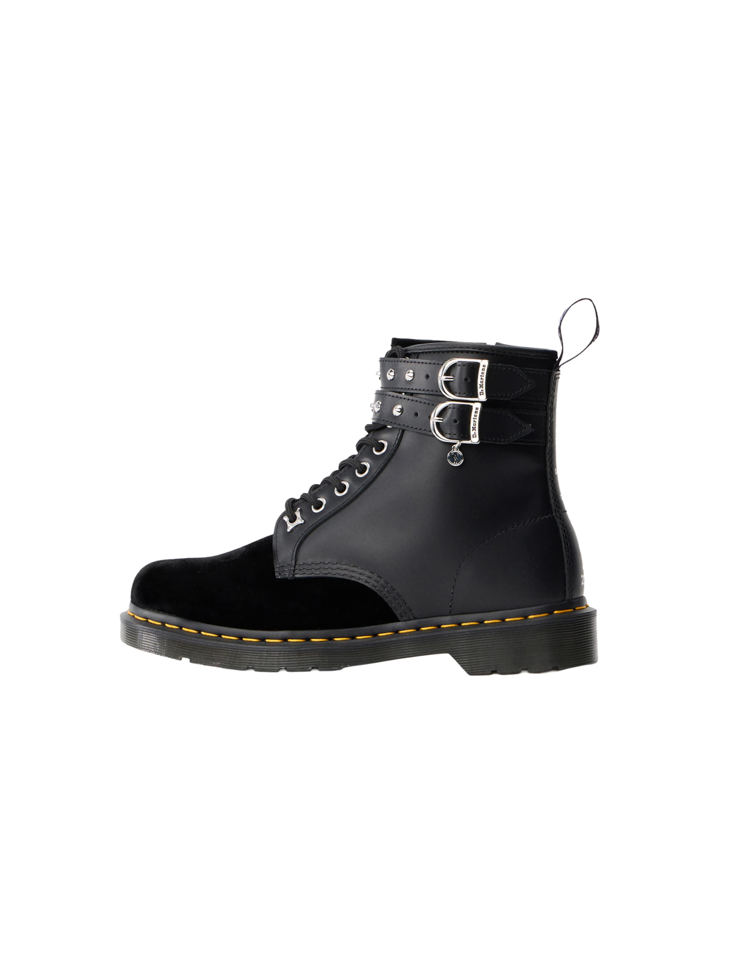 Dr. Martens Μποτάκι με κορδόνια '1460 WDN' σε μαύρο: μπροστά