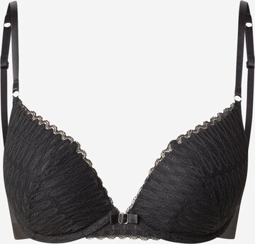 T-shirt Reggiseno 'Modern Lace+Cotton' di TRIUMPH in nero: frontale