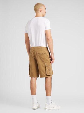 Regular Pantalon cargo HOLLISTER en marron