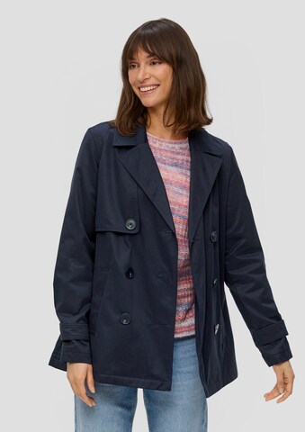 s.Oliver Between-Seasons Coat in Blue