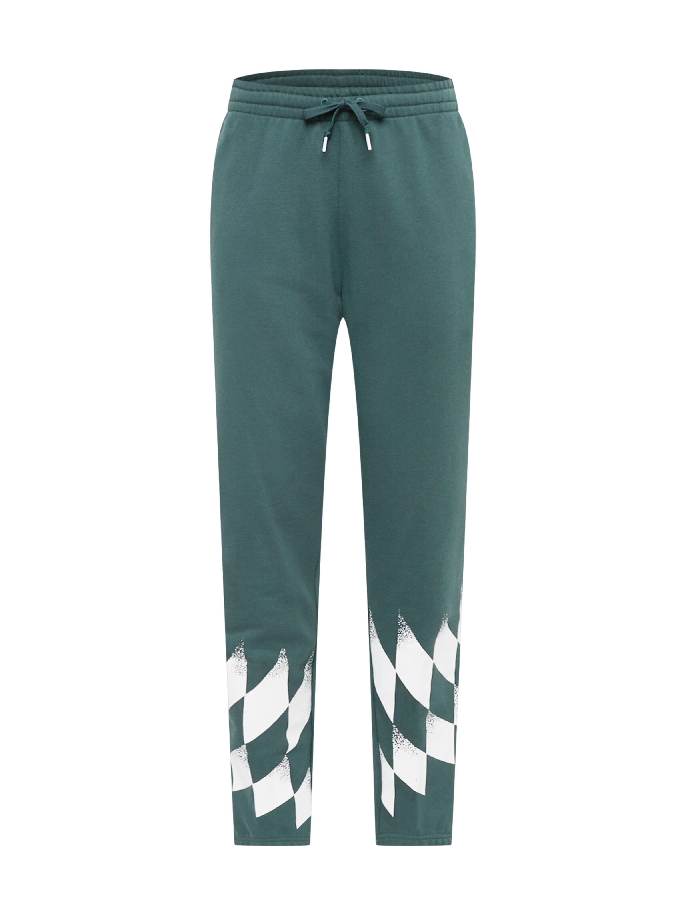 ADIDAS ORIGINALS Zúžený strih Nohavice - Zelená: predná strana