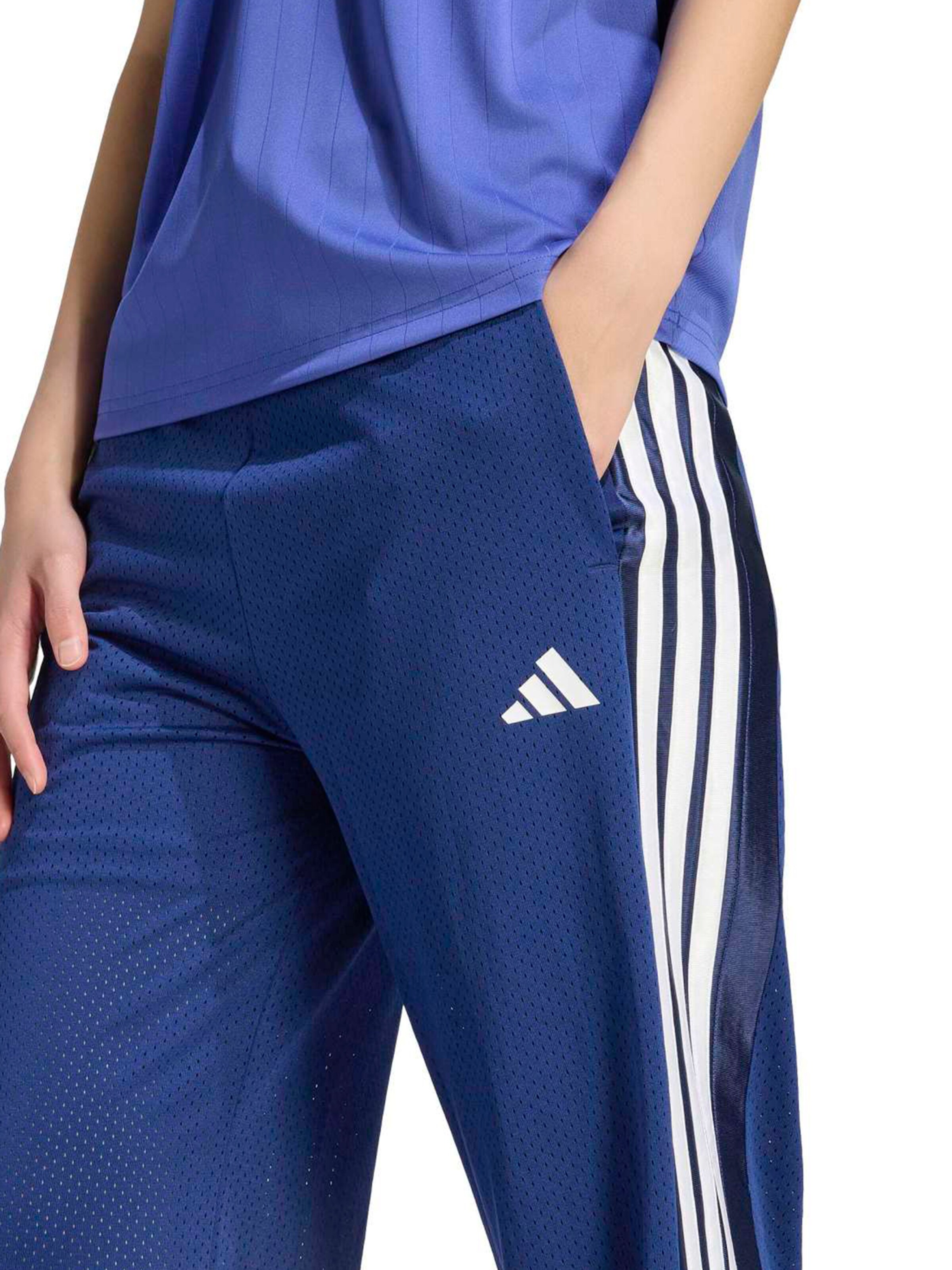 ADIDAS SPORTSWEAR Wide leg Παντελόνι φόρμας σε μπλε