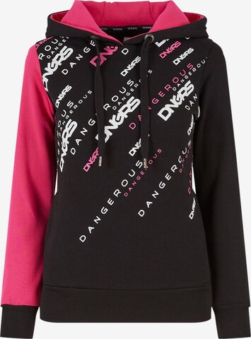 Dangerous DNGRS Sweatshirt 'Down to Earth' in Pink: front