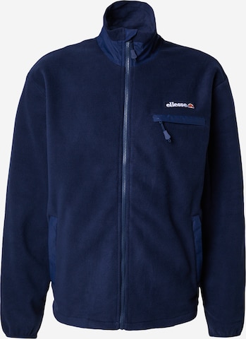 ELLESSE Флисовая куртка 'Maseben' в Синий: спереди