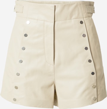 IRO Regular Broek 'JAVI' in Beige: voorkant