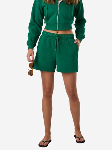 Regular Pantalon 'Los Angeles' Denim Factory en vert : devant