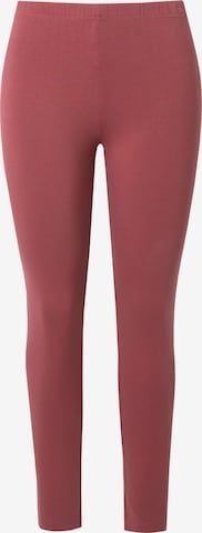 Ulla Popken Skinny Leggings in Rot: Vorderseite