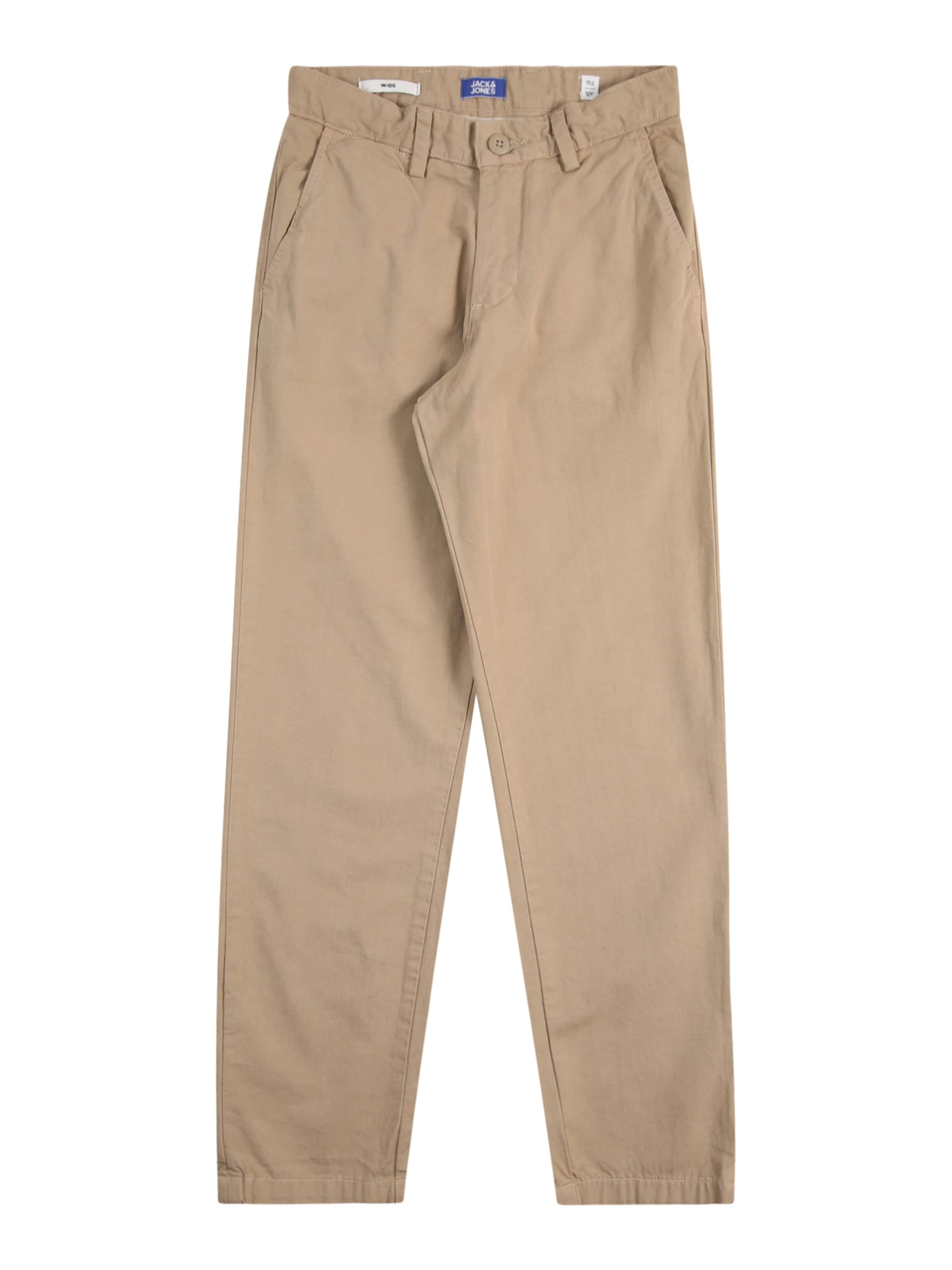 Regular Pantalon Jack & Jones Junior en beige : devant