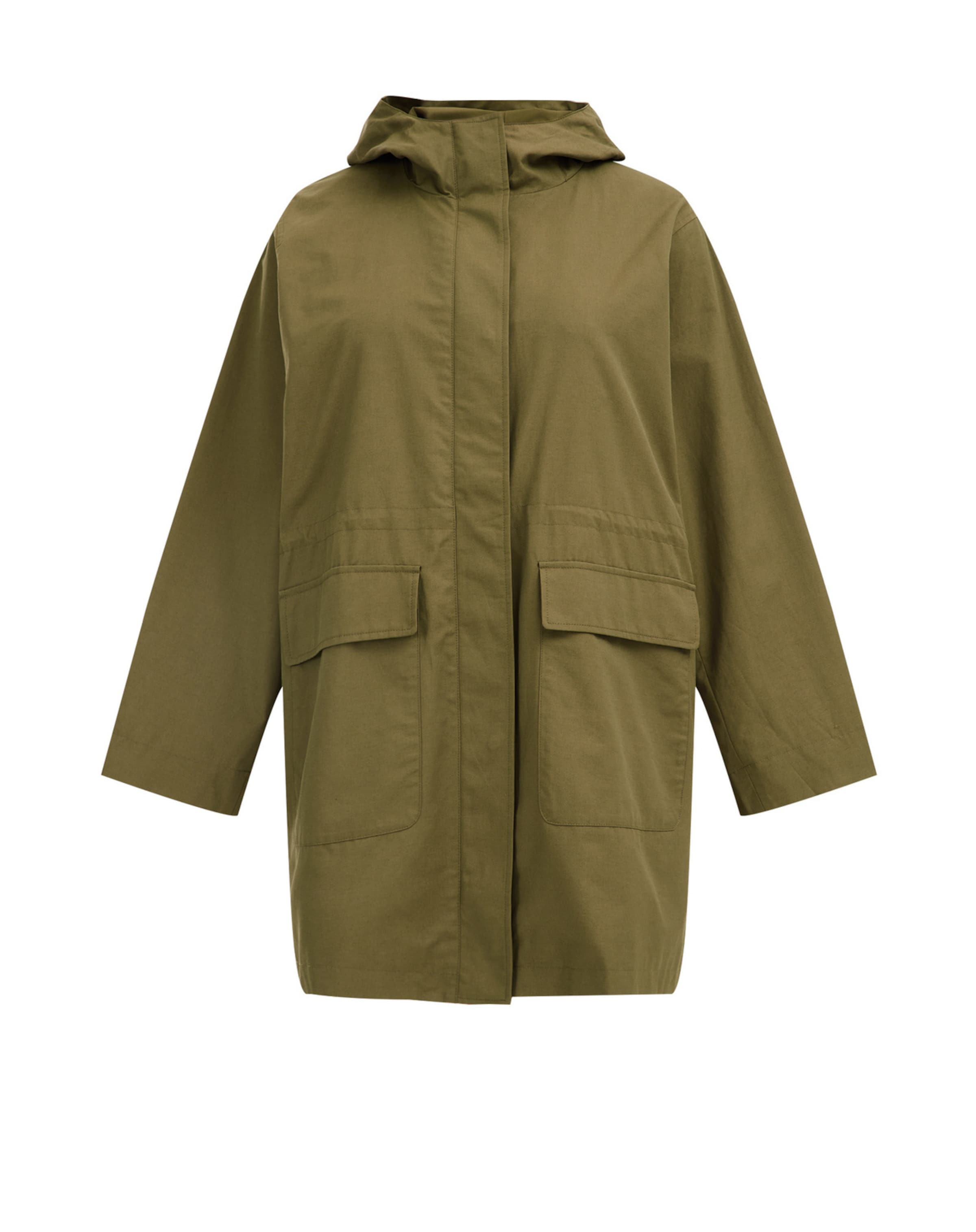 WE Fashion Overgangsparka i oliven, Produktvisning