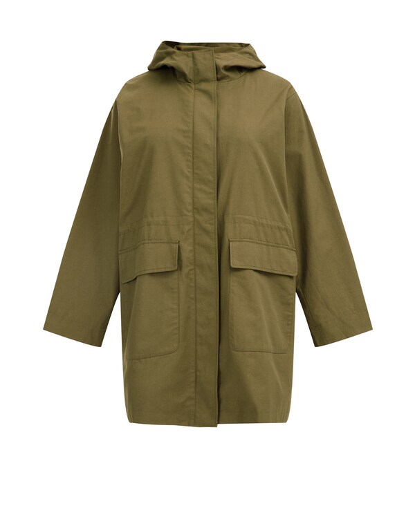 WE Fashion Between-Seasons Parka in Olive