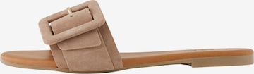 PIECES Mules 'Vika' in Brown: front