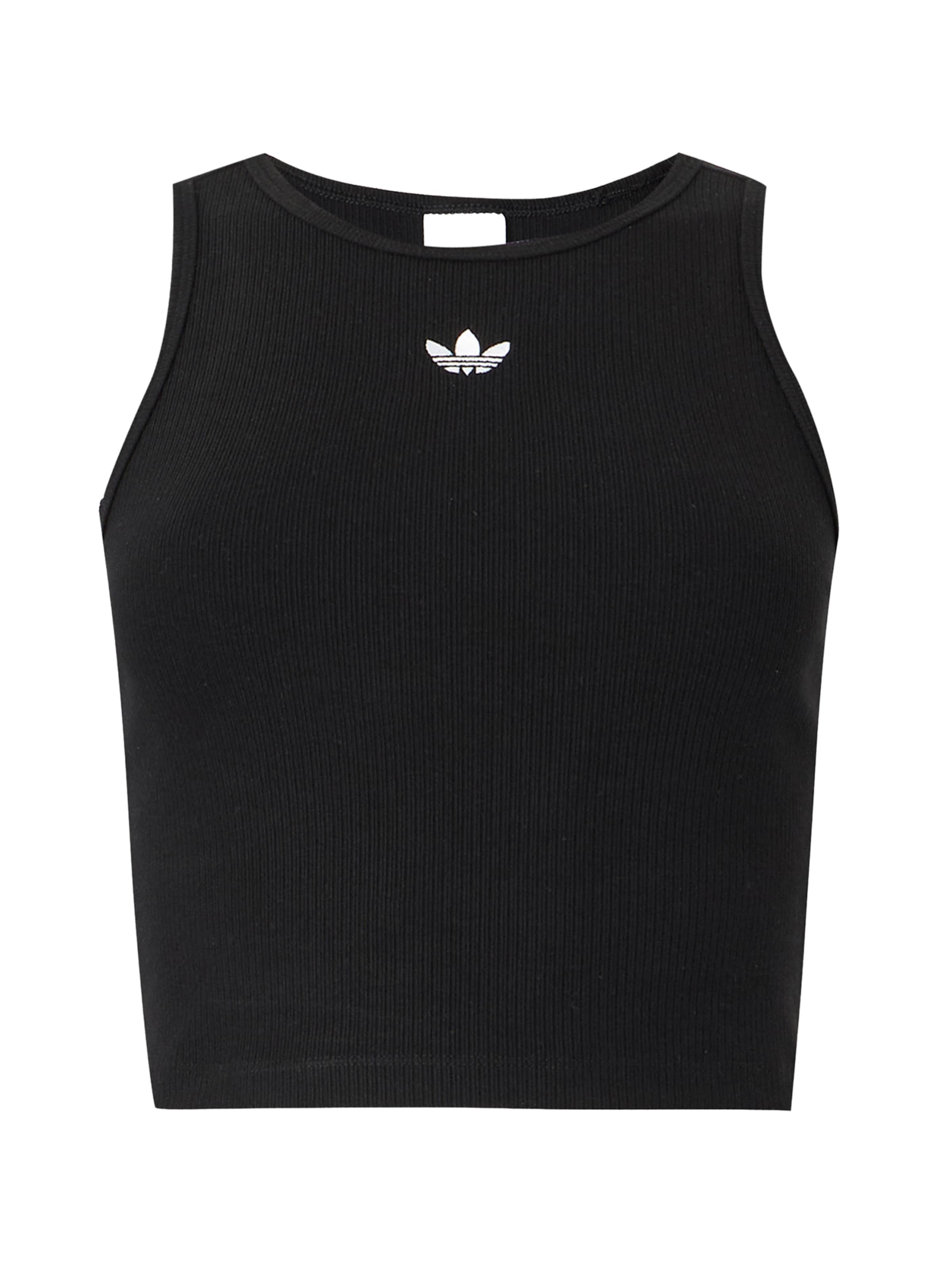 ADIDAS ORIGINALS Top 'ESS' in Black / White, Item view
