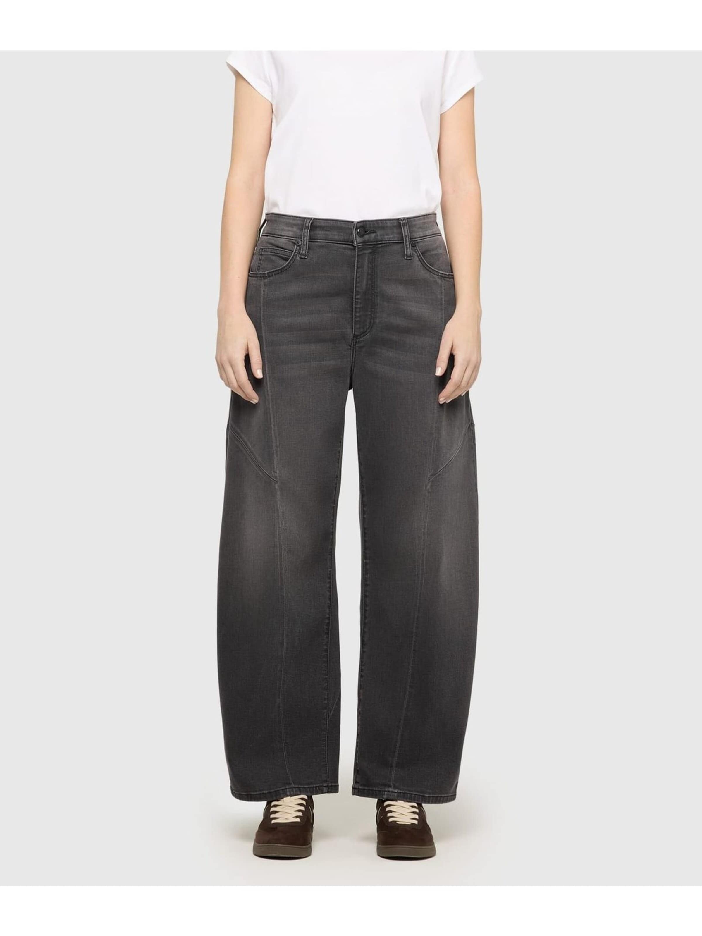 MAC Baggy Jeans in Grey: front