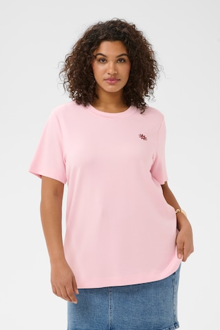KAFFE CURVE - Camisa 'KCAnnia' em rosa: frente