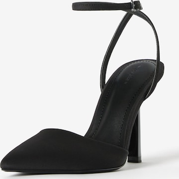 Bershka Slingpumps in Zwart: voorkant