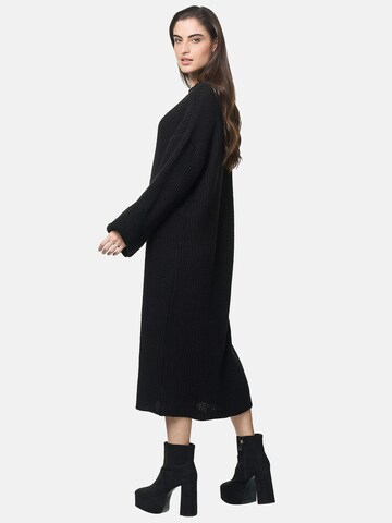 Robes en maille Elara en noir