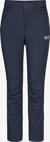 JACK WOLFSKIN Regular Outdoorhose 'Fourwinds' in Blau: predná strana