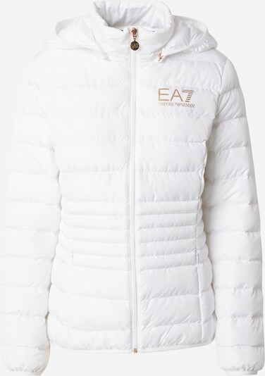 EA7 Emporio Armani Between-Season Jacket 'GIUBBOTTO' in Gold / White, Item view