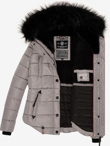 MARIKOO Winter jacket 'Lotusblüte' in Grey