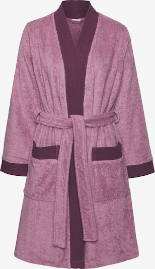 Trumpas vonios chalatas 'Dreams' iš VIVANCE, spalva – purpurinė / uogų spalva, Prekių apžvalga