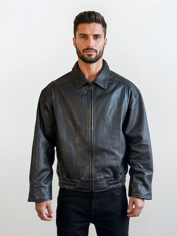 trueprodigy Between-season jacket ' Pekka ' in Black