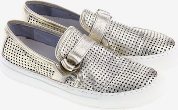 KEEP Flats & Loafers in 41 in Silver: front
