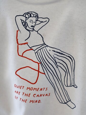 Kultgut Shirt 'Quit Moment' in White