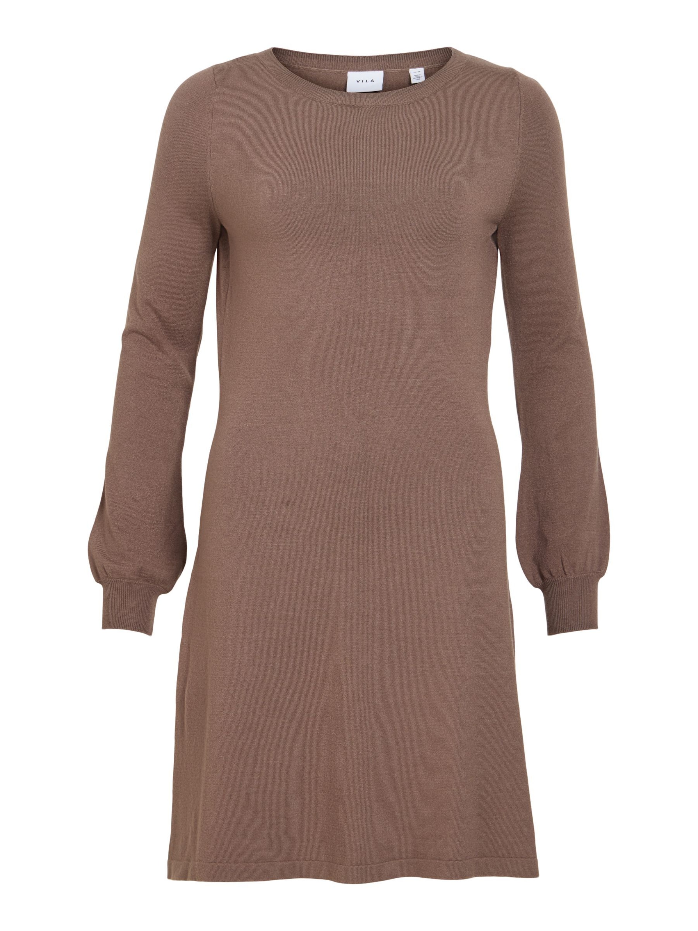 Robe VILA en marron : devant