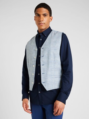 JACK & JONES Gilet 'RIVIERA' in Blauw: voorkant