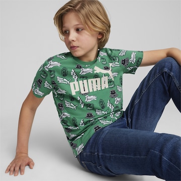 T-Shirt 'ESS+' PUMA en vert