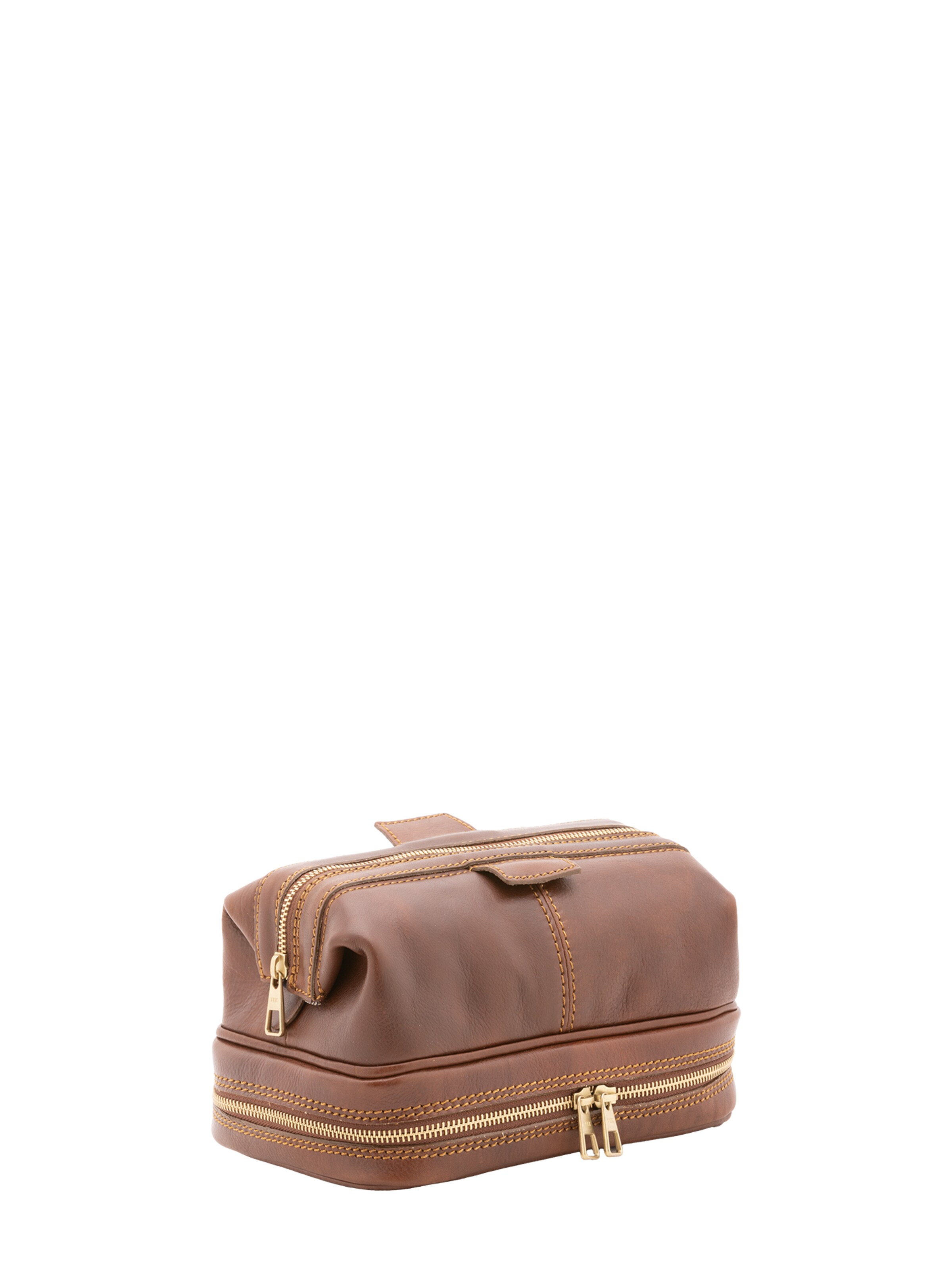 Viola Castellani Clutch in Brown: front